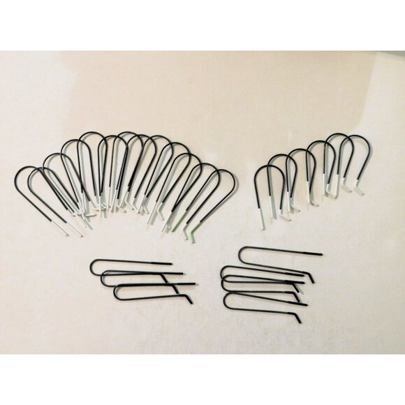 Clairol Custom CareSetter KF-20 Velvet Flocked Hair Rollers 26 Pins Tested Heats - Picture 5 of 8